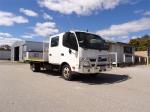 2017 Hino 300 Series Dual Cab Tray Top 616