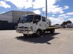 2017 Hino 300 Series Dual Cab Tray Top 616